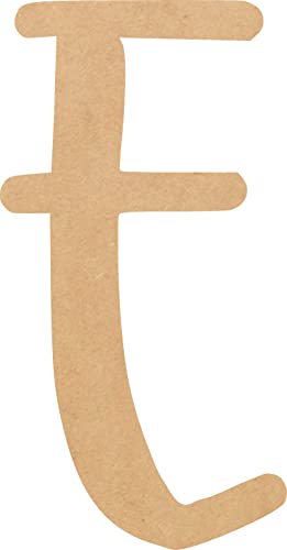 4 Inch Wooden Letter E Blank Hometown Font, Unfinished Wood Alphabet Letter Craft, Decorative Wall Art Cutout DIY NEXTCraft