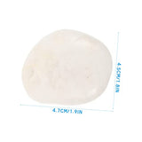 EXCEART 8pcs Painting Stone White Decor River Rocks Smooth Painting Rocks Painting Kindness Rocks Bundle River Kids Decor Painting Pebbles EXCEART