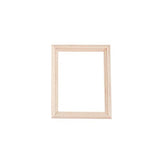 Exceart 6Pcs 1/12 Wood Dollhouse Furniture Unfinished Mini Photo Frame Artificial Miniature Scene Model DIY Wall Art Painting Toys for Nursery Room EXCEART