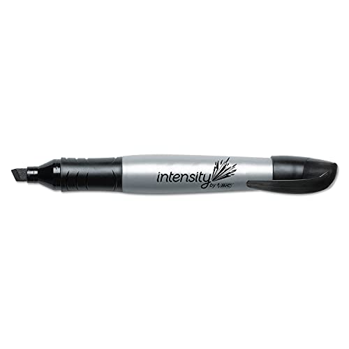 BIC Marking Permanent Marker, Chisel Tip, Black, 12-Count BIC