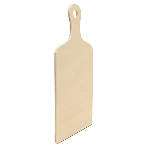 Wooden Cutting Board Shapes, 12" with Handle, Pack of 3 Wooden Cutting Boards by Woodpeckers, for Kitchen, Decor, and Charcuterie Boards Woodpeckers