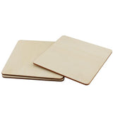 HOIGON 30 PCS Square Unfinished Wood Pieces, 6 x 6 Inch Blank Basswood Wooden Sheets Wooden Cutout for Crafts, DIY, Painting HOIGON