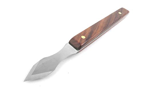 Mikov V2003010 Thin Blade Dual Bevel Marking Knife with Finger Indents 0.060-Inch-Thick Blade 1/2 Inch Wide 1-7/8 Long with Rosewood Handle Stainless Mikov