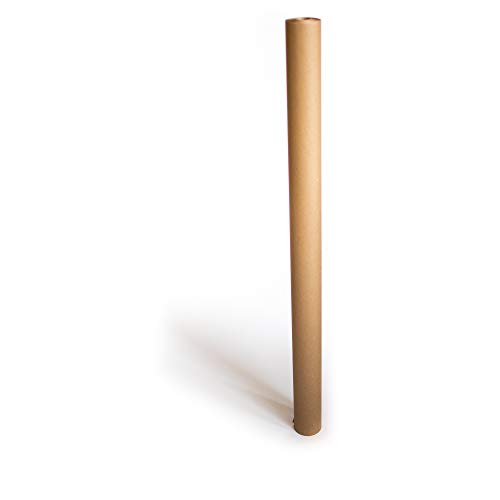 Kraft Brown Wrapping Paper Roll 48" x 1,800" (150 ft) – 100% Recyclable Craft Construction and Packing Paper for Use in Moving, Bulletin Board Papersaurus