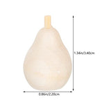 Didiseaon Tiny Things 30pcs Mini Wooden Pear Unfinished Wood Peg Dolls for Crafts Unfinished Wooden Pear Figures for Desk Bookshelves Decoration DIY Didiseaon