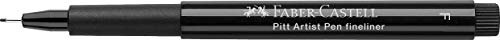 FABER-CASTELL 167132 PITT Artist Manga Drawing Pens, Black, 4-Pack Faber-Castell