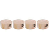 COHEALI 4pcs Unprinted Wood Case Lid Venue Your Make for Treasure Storing Locking Blank Bracelet Hinged Trinket Display Cases Necklace Front Present COHEALI