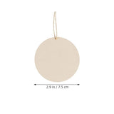 Zerodeko 1 Set Wooden Slices Label Pendant Unfinished Wood Slices Craft Pendant with Hole Decorations Set Wood Chips Wooden Christmas Decorations Zerodeko