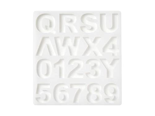 Mod Podge Alphabet, Set of 2 7 1/2" x 12 3/4" Silicone Casting, DIY Arts Epoxy Mold, Clear Resin Craft Supplies and Materials, 25293 Mod Podge