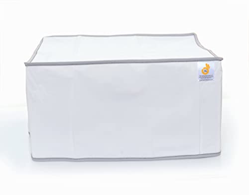 Perfect Dust Cover, White Nylon Cover Compatible with xTool M1-10W Laser Cutter/Engraver WITH RISER BASE WITH HONEYCOMB PANEL, Anti-Static and PERFECT DUST COVER