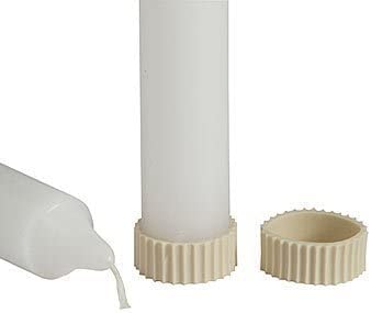 Factory Direct Craft Pack of 20 Rubber Candle Hugger Grippers - Candle Holders for Taper Candles and Candle Cups - Stay Put Candle Grips Keep The Factory Direct Craft