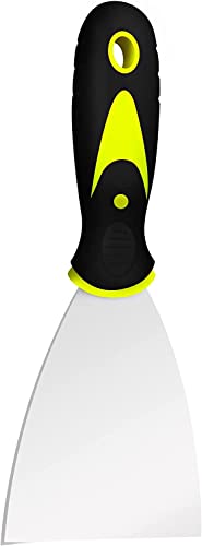 Putty Knife Scrapers, 3 Inch Spackle Knife, Metal Scraper Tool for Drywall Finishing, Plaster Scraping, Decals, and Wallpaper DEKEones