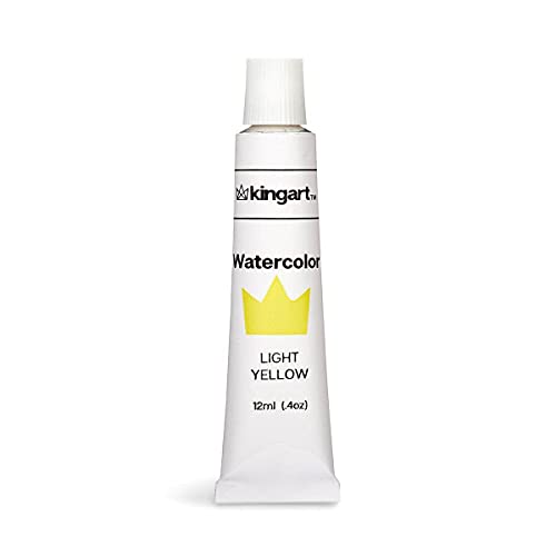KINGART Studio Watercolor Paint, 12 ml (.4oz), Set of 12 Colors KINGART