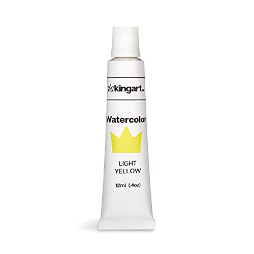 KINGART Studio Watercolor Paint, 12 ml (.4oz), Set of 12 Colors - WoodArtSupply