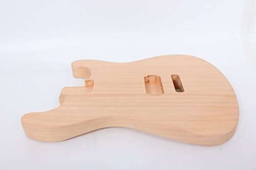 Electric Guitar Body Blank Mahogany Wood Unfinished Solid Body Electric Guitar DIY Guitar Wood timber Electric Guitar Body Unfinished - WoodArtSupply