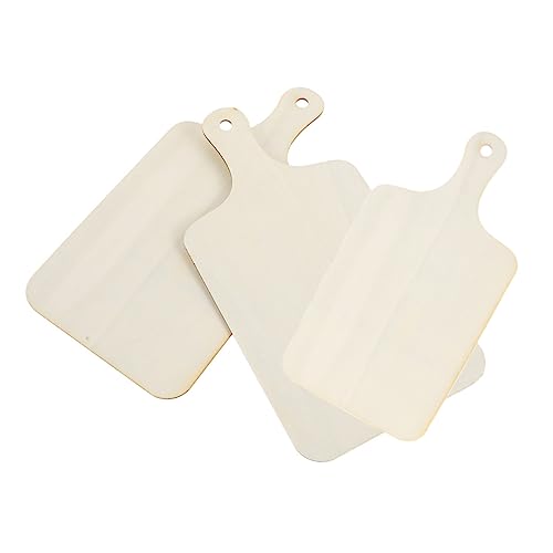 FELTECHELECTR 3pcs Diy Tray Diy Wood Tray Photography Prop Meat Cutting Board Cutting Board Organizer Wooden Chopping Board Wooden Serving Tray FELTECHELECTR