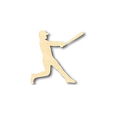 Unfinished Wood Baseball Player Shape - Sports - Kids Room Decor - up to 24" DIY 10" / 1/4" 24 Hour Crafts