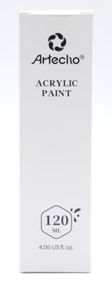 Artecho Professional Acrylic Paint, Sage Green (120ml / 4.05oz) Tubes, Art Craft Paints for Canvas, Rock, Stone, Wood, Fabric, Art Supplies for Artecho