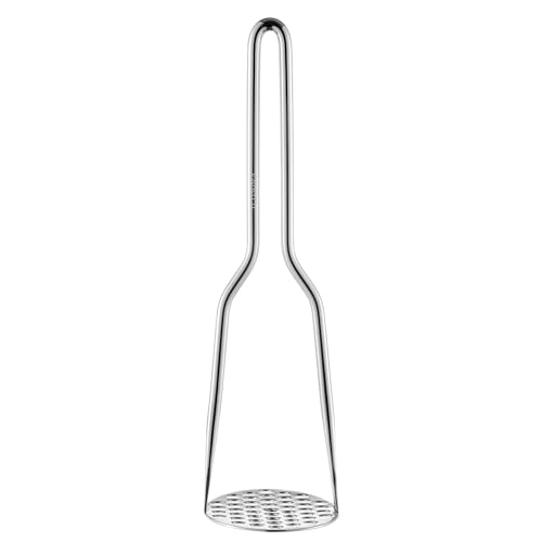 FLYINGSEA Potato Masher, Potato Masher Stainless Steel,Professional 18-8 Stainless Steel Potato Masher. Vegetable Masher,Cooking And Kitchen - WoodArtSupply