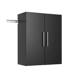 HangUps Upper Storage Cabinet, 24", Black Prepac