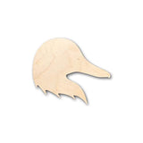 Unfinished Wood Duck Head Shape - Animal - Wildlife - Craft - up to 24" DIY 6" / 1/4" 24 Hour Crafts