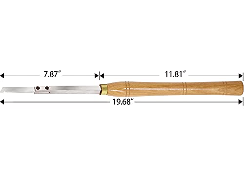 Carbide Parting Tool and Grooving Woodturning Tool 19.68 inches for Wood Turning Lathe Asieg Tool