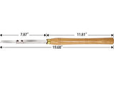Carbide Parting Tool and Grooving Woodturning Tool 19.68 inches for Wood Turning Lathe Asieg Tool