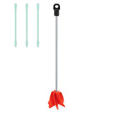 Navaris Epoxy Mixer for Drill - 5 Gallon Paint and Epoxy Resin Mixing Attachment - 14" Stirrer Paddle for Drills - Includes 3 Silicone Stir Sticks Navaris