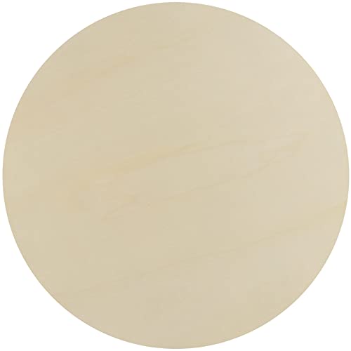 Round Wood Circles, SEHOI 24 PCS 15 Inch Wood Slices, Unfinished Blank Wooden Rounds Slice Wooden Cutouts for Crafts, Door Hanger, Wall Art, DIY and SEHOI