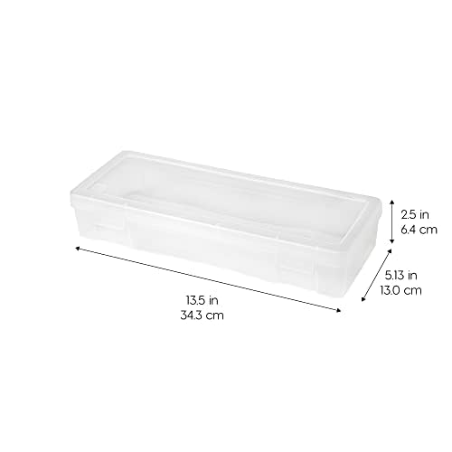 IRIS USA 10Pack Large Plastic Hobby Art Craft Supply Organizer Storage Containers with Latching Lid IRIS