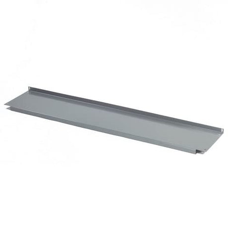 Global Industrial Steel Lower Shelf, 72" W x 14" D, Gray Tennsco
