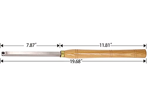 Carbide Tipped Finisher Wood Turning tool Lathe Chisel Tool Bar with Ci0 16mm Round Carbide Insert Cutter for Wood Hobbyist or DIY or Carpenter