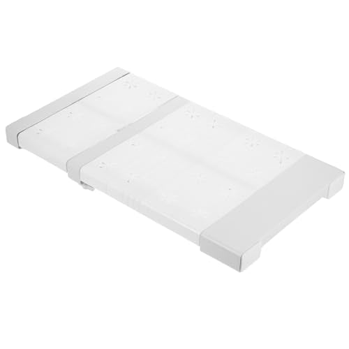 Alipis Expandable Closet Tension Shelf Rod Adjustable Metal Storage Rack Cabinet Organizer DIY Divider Separator Shelves for Wardrobe Cupboard Alipis