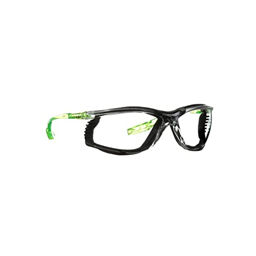 3M Safety Glasses, Solus CCS Series, ANSI Z87, Scotchgard Anti-Fog Coating, Clear Lens, Corded Ear Plug Control System, Removable Foam Gasket, 3M