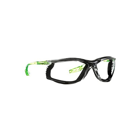 3M Safety Glasses, Solus CCS Series, ANSI Z87, Scotchgard Anti-Fog Coating, Clear Lens, Corded Ear Plug Control System, Removable Foam Gasket, 3M