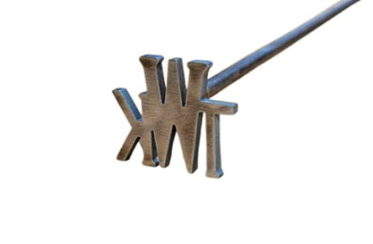 Custom Monogram Branding Iron – Unique Father's Day Gift by The Welded Keller - WoodArtSupply