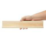 Juvale 4 Pack Wooden Domino Racks Trays, Dominoes Stand Holders for Mexican Train, Mahjong, Chicken Foot, Game Night Juvale