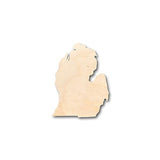 Unfinished Wood Michigan Lower Peninsula Shape - Craft - up to 36" DIY 12" / 3/4" 24 Hour Crafts