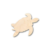Unfinished Wood Turtle Shape - Craft - up to 36" DIY 6" / 1/8" 24 Hour Crafts