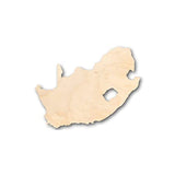 Unfinished Wood South Africa Shape - Africa - Country - Craft - up to 24" DIY 8" / 1/2" 24 Hour Crafts