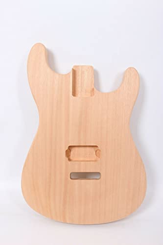 Electric Guitar Body Blank Mahogany Wood Unfinished Solid Body Electric Guitar DIY Guitar Wood timber Electric Guitar Body Unfinished - WoodArtSupply