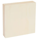 4x4 Wood Canvas Boards for Painting, Blank Deep Cradle Canvas for Art Projects (6 Pack, 0.85 in Thick) Bright Creations