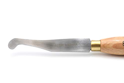 PSI Woodworking LX170 3/4" Hook Nose Scraper M2 HSS Woodturning Chisel PSI Woodworking