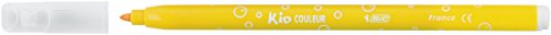 Bic Kids Kid Couleur Felt Tip Colouring Pens - Assorted Colours, Cardboard Wallet of 12 BIC