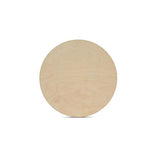 Wood Circle Disc 5 inch Diameter, 1/2 inch Thick, Birch Plywood, Pack of Unfinished Round Wooden Circles for Crafts by Woodpeckers Woodpeckers