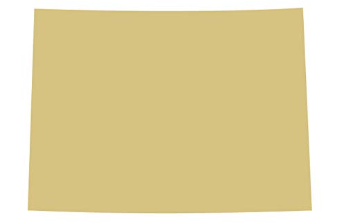 Colorado Cutout Unfinished Wood State Home Everyday Door Hanger MDF Shape Canvas Style 1 (12") Diverse Woodworking