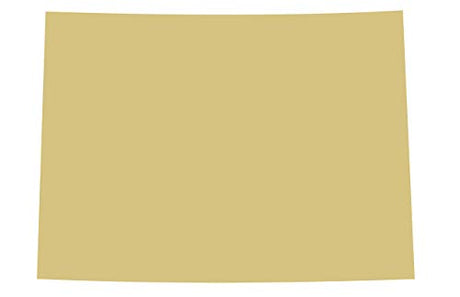 Colorado Cutout Unfinished Wood State Home Everyday Door Hanger MDF Shape Canvas Style 1 (12") Diverse Woodworking