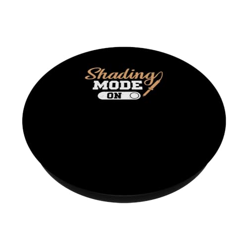 Woodburning Shading Mode On Funny Pyrography PopSockets Standard PopGrip Pyrographer Artist & Woodburner Apparel For Men