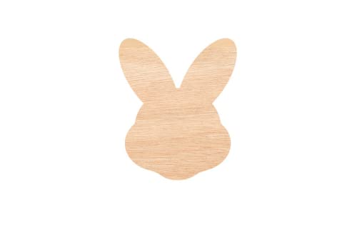 Unfinished Wood for Crafts - Wooden Bunny Silhoutte - Craft- Up to 24" DIY - Various Size, 1/4 Inch Thichness,1 Pcs - WoodArtSupply