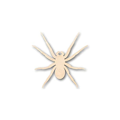 Unfinished Wood Spider Shape - Insect - Animal - Wildlife - Craft - up to 24" DIY 24" / 1/4" - WoodArtSupply